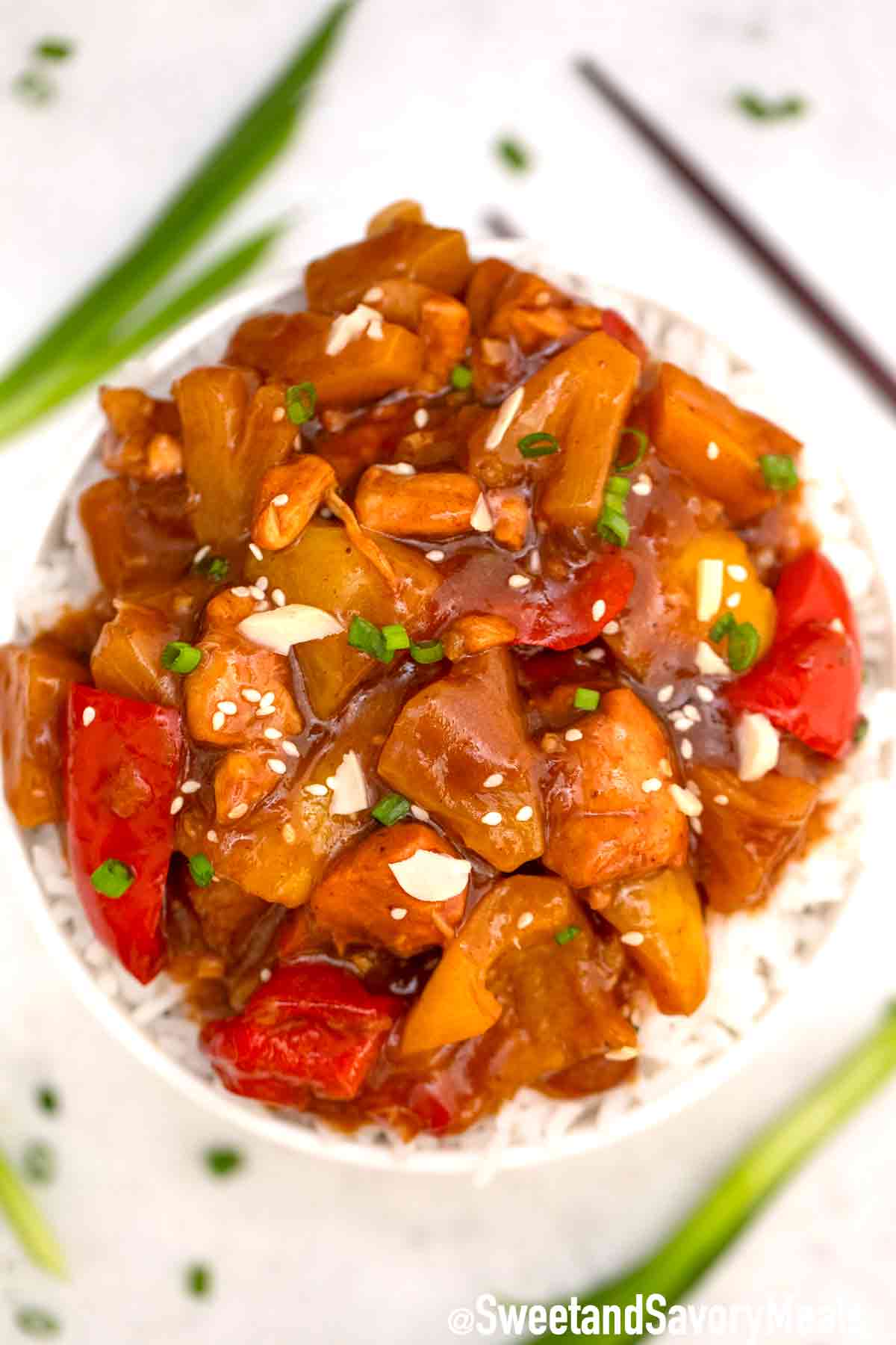 Slow Cooker Hawaiian Chicken Recipe - Sweet and Savory Meals