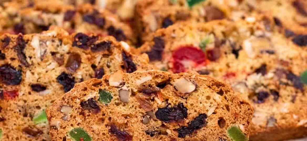 fruit cake with dried fruits