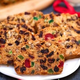 fruit cake with dried fruits