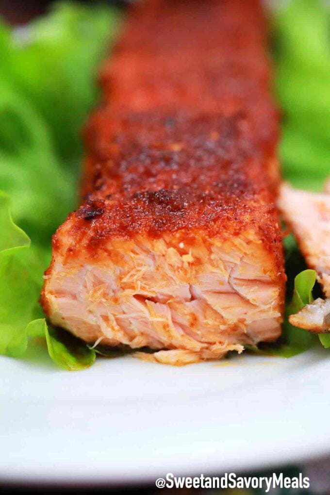 Air Fryer Bacon Salmon (guilt free eating + easy clean up) – Roamilicious