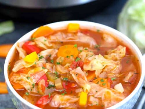 Instant pot 2025 cabbage soup vegetarian