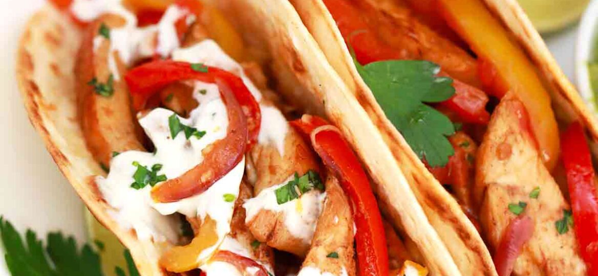 chicken fajitas