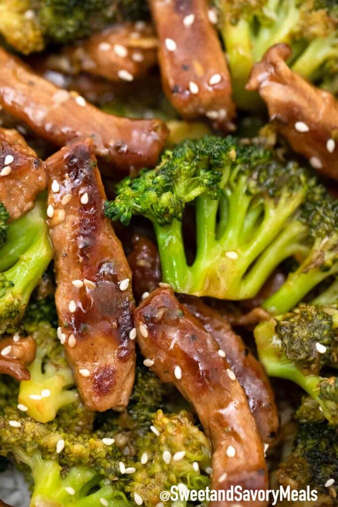 Panda Express beef and broccoli
