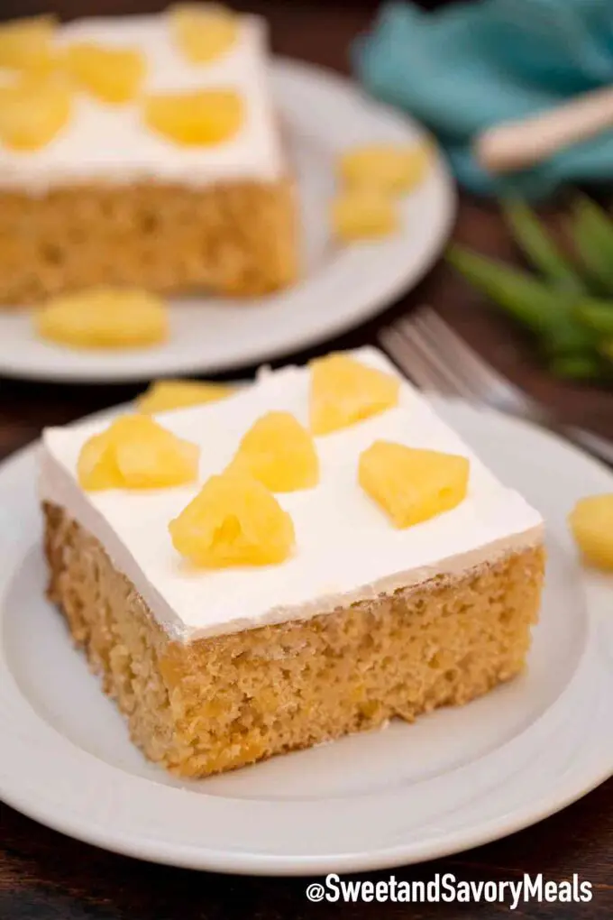 pineapple cake slice