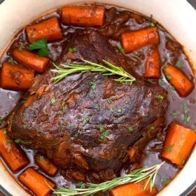 red wine pot roast