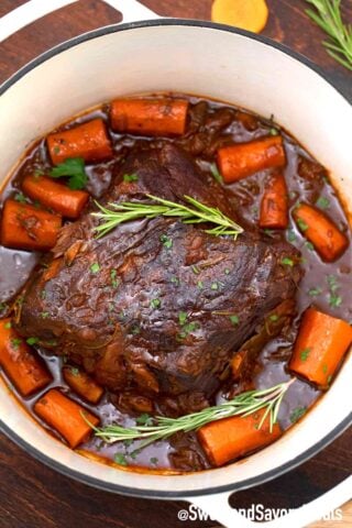 red wine pot roast