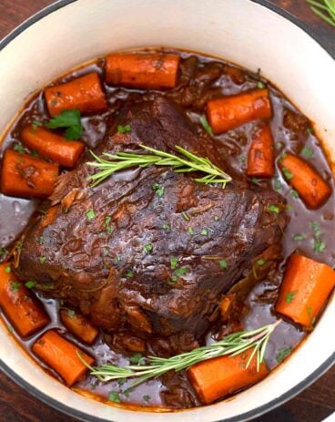 red wine pot roast