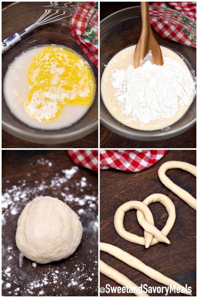 steps how to make baked soft pretzels