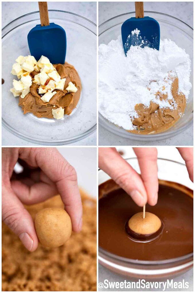 steps how to make buckeyes