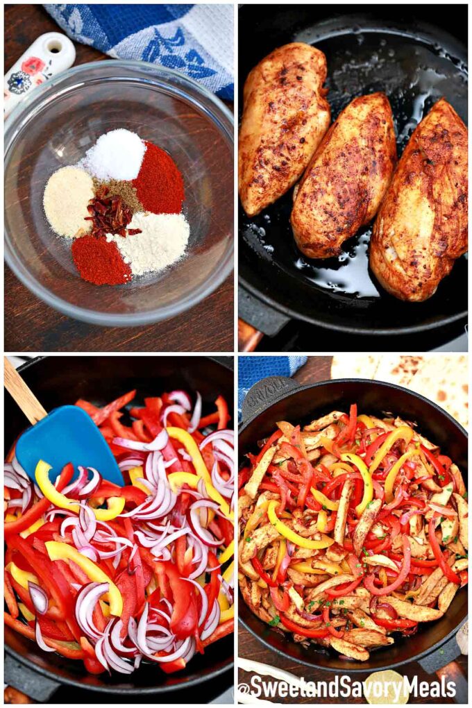 steps how to make chicken fajitas