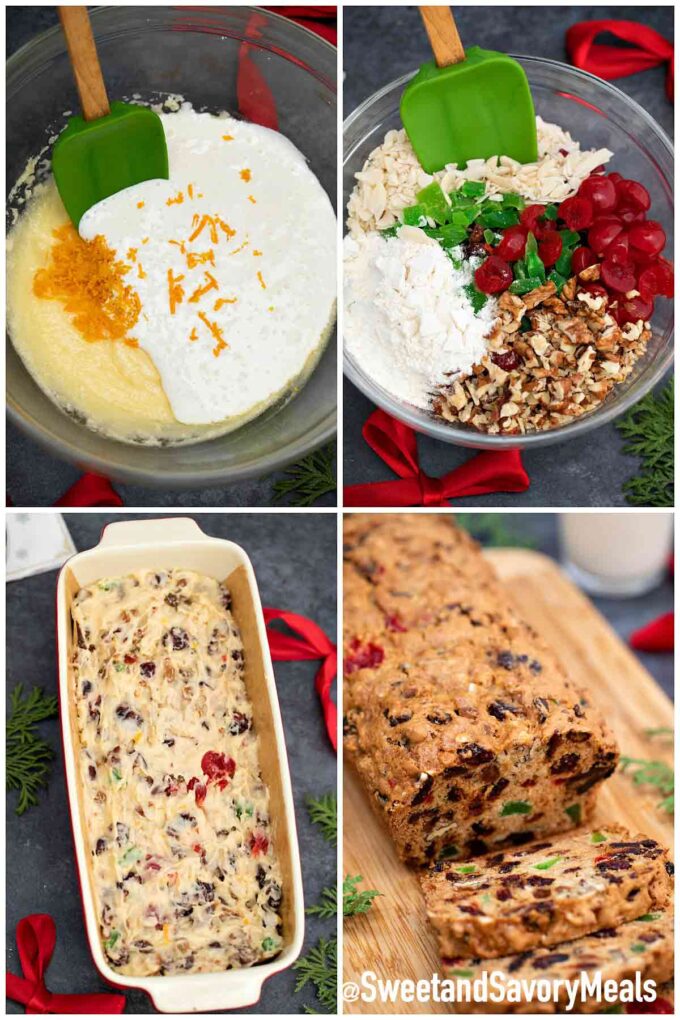 steps how to make fruit cake