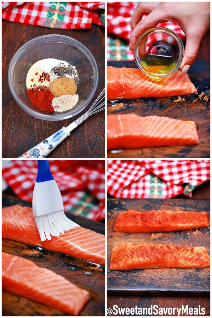 steps how to make air fryer salmon