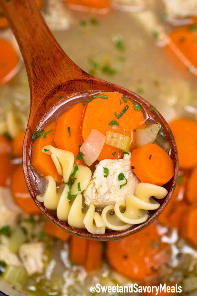 turkey soup with noodles