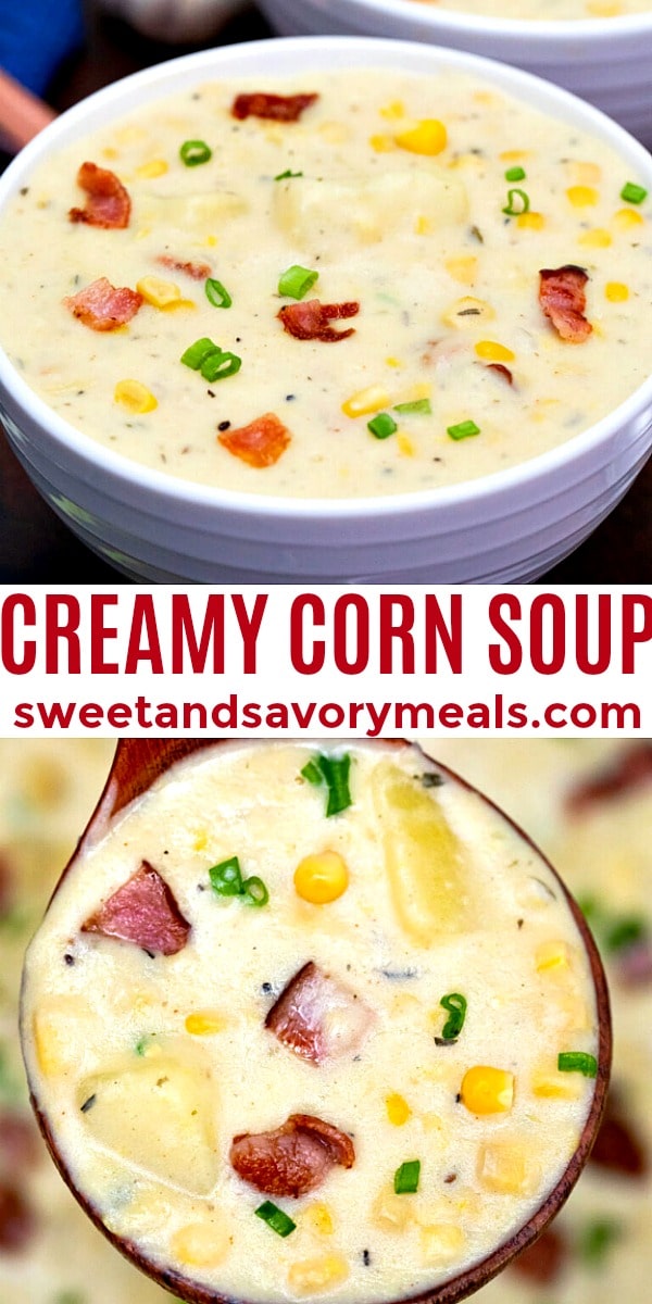 easy corn soup pin