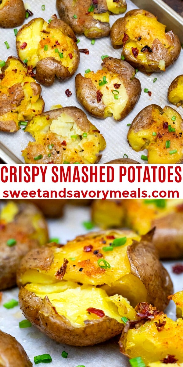 Crispy Smashed Potatoes [Video] - Sweet and Savory Meals