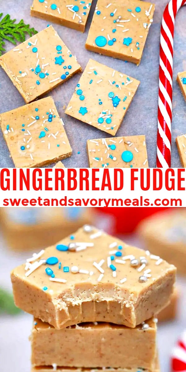 easy gingerbread fudge pin