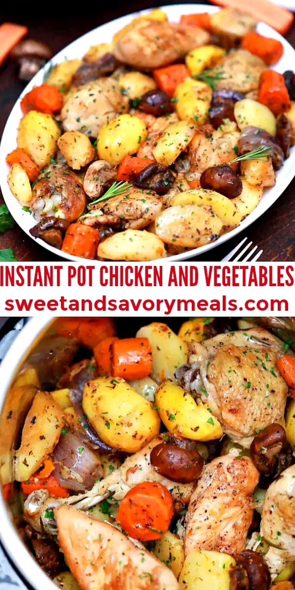 Instant pot chicken discount vegetables