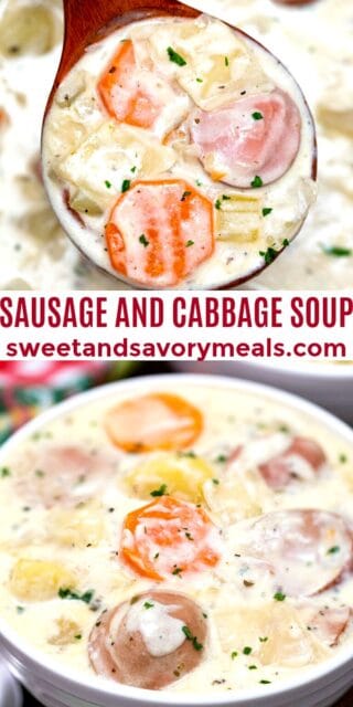 Sausage and Cabbage Soup [Video] - Sweet and Savory Meals