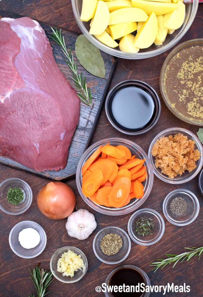 balsamic pot roast ingredients