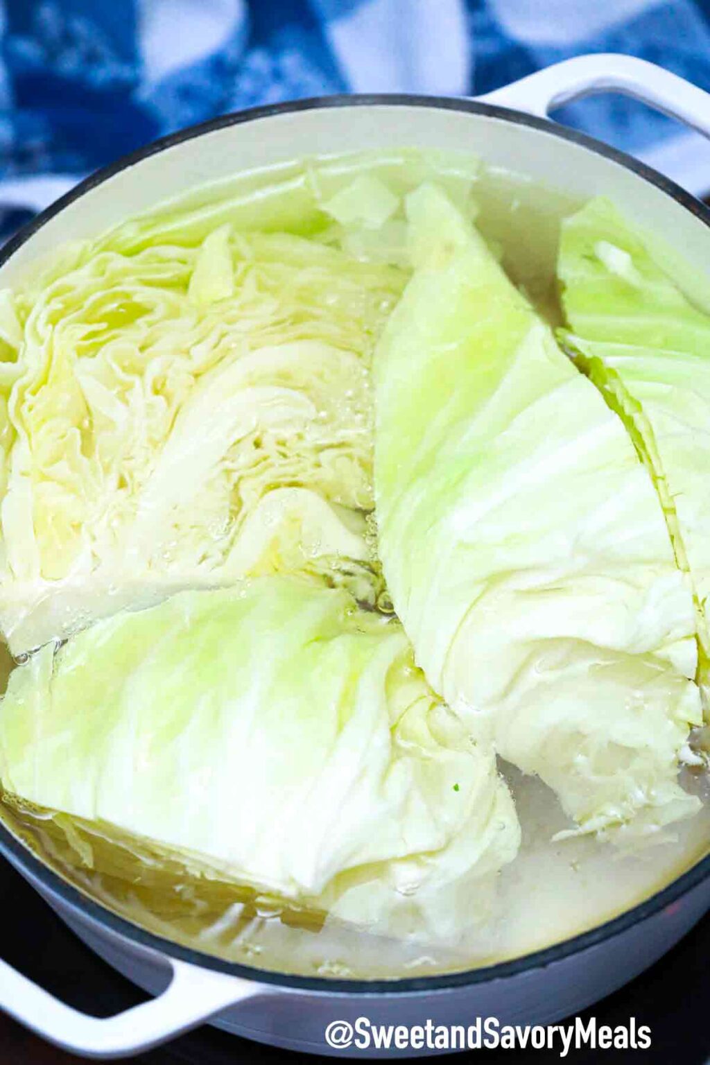 Easy and Quick Boiled Cabbage Recipe S&SM