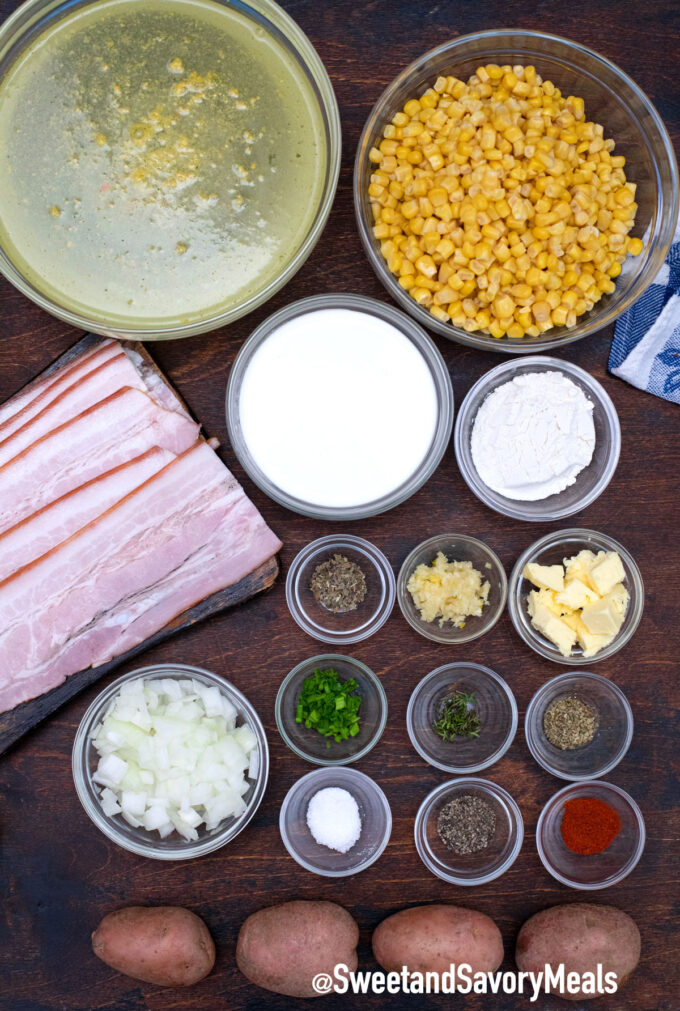 corn soup ingredients