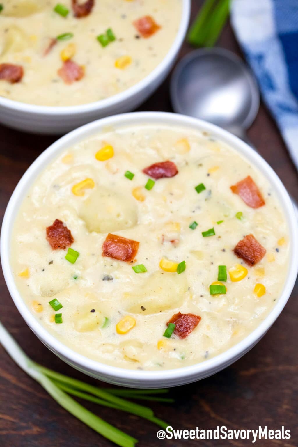 Creamy Corn Soup Video Sweet And Savory Meals