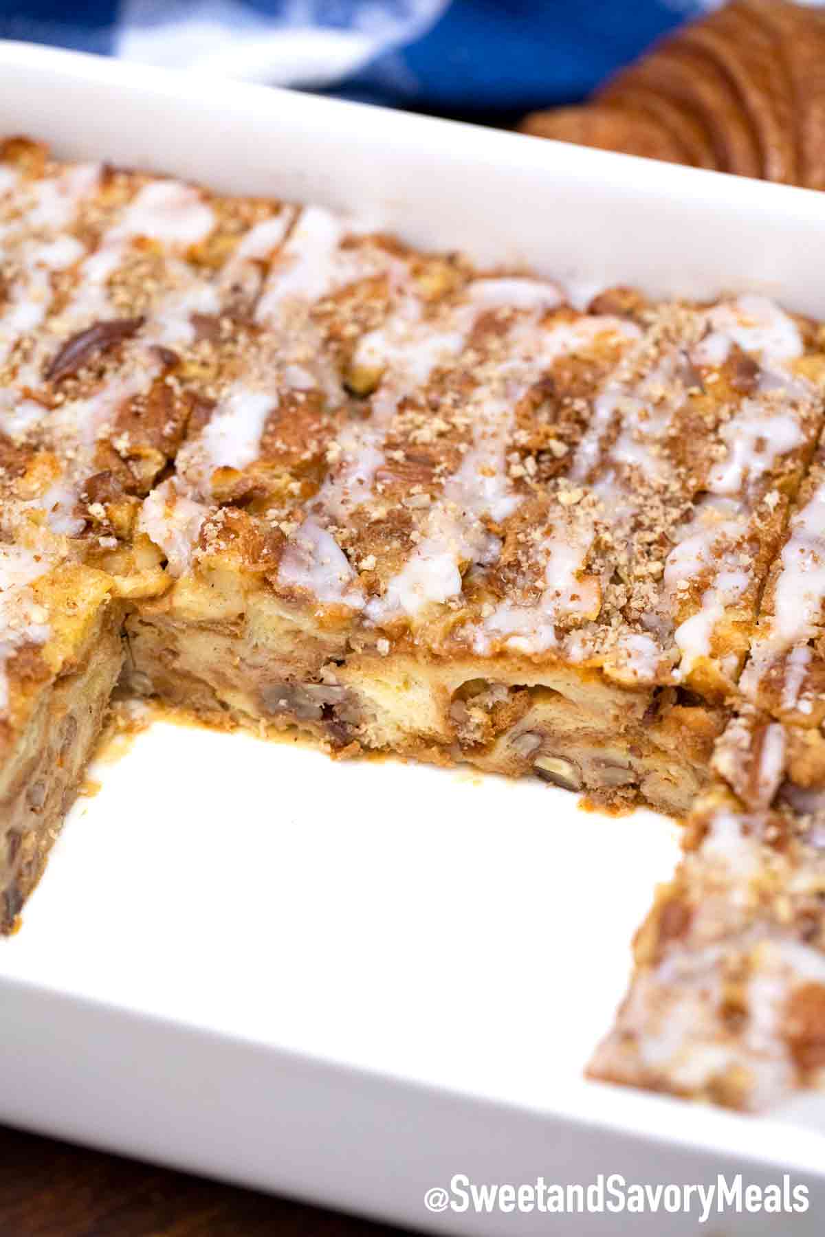 Croissant French Toast Casserole [Video] Sweet and Savory Meals