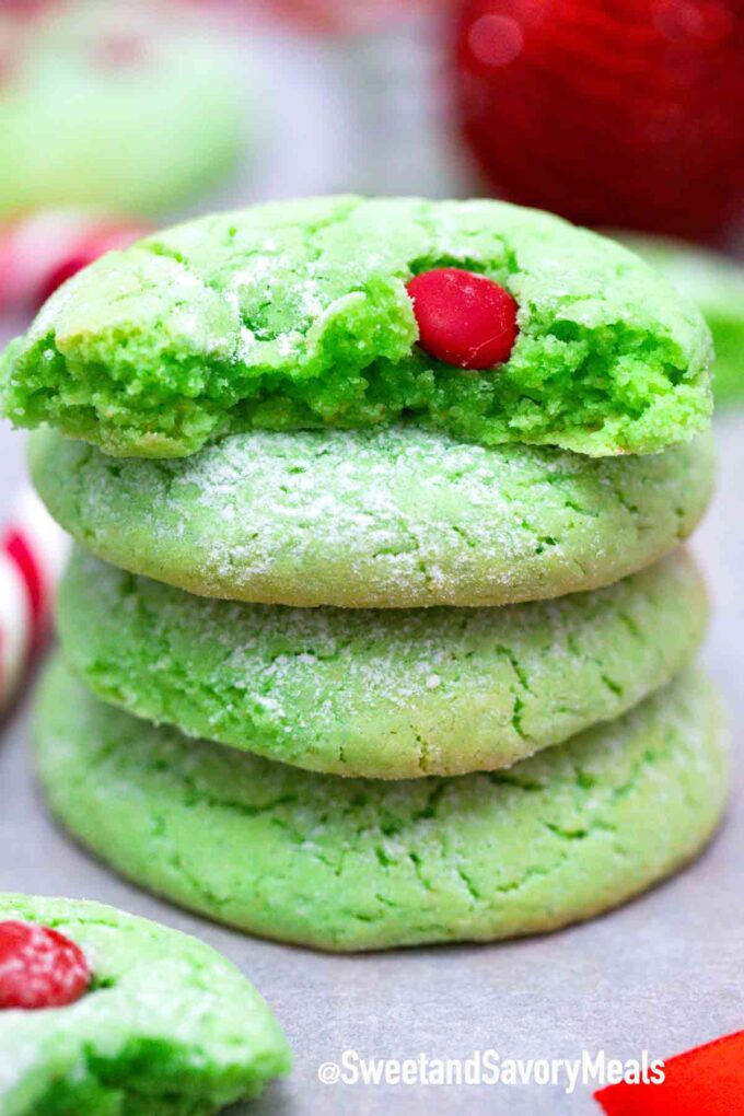 grinch cookies interior