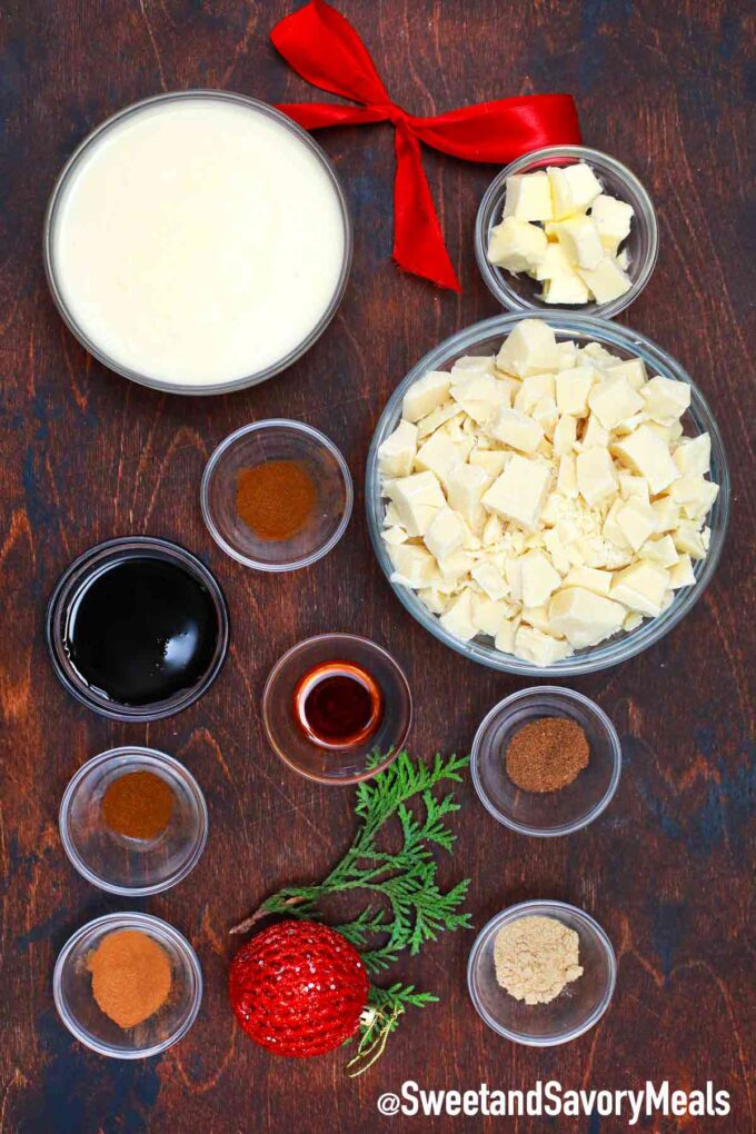 gingerbread fudge ingredients