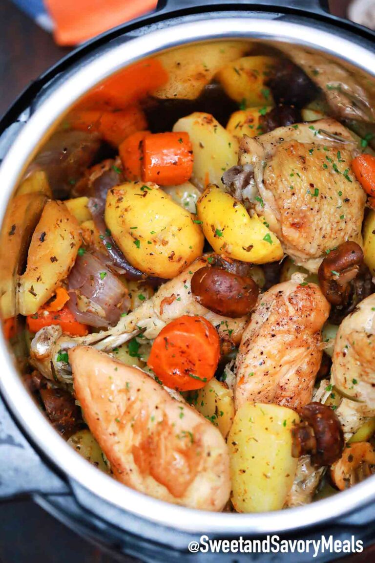 instant pot chicken and vegetables