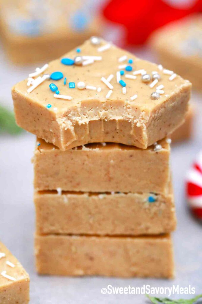 gingerbread fudge squares