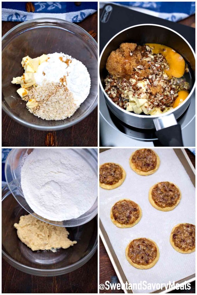 steps how to make pecan pie cookies