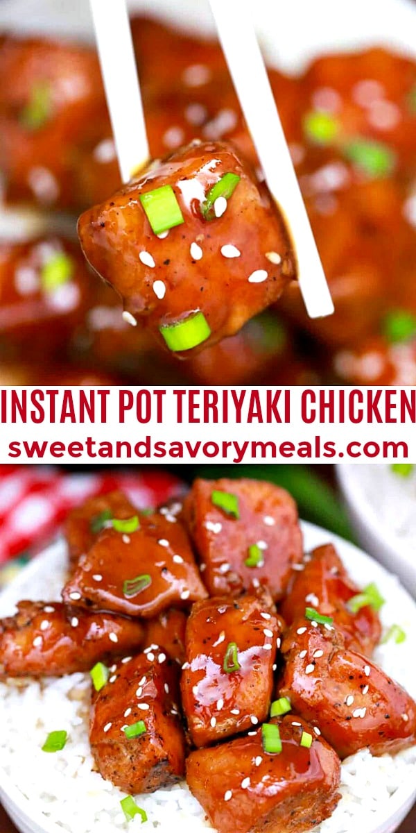 easy instant pot teriyali chicken pin