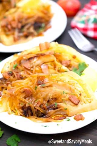 apple cider braised cabbage