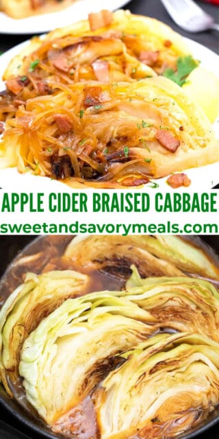 Apple Cider Braised Cabbage [Video] - Sweet and Savory Meals