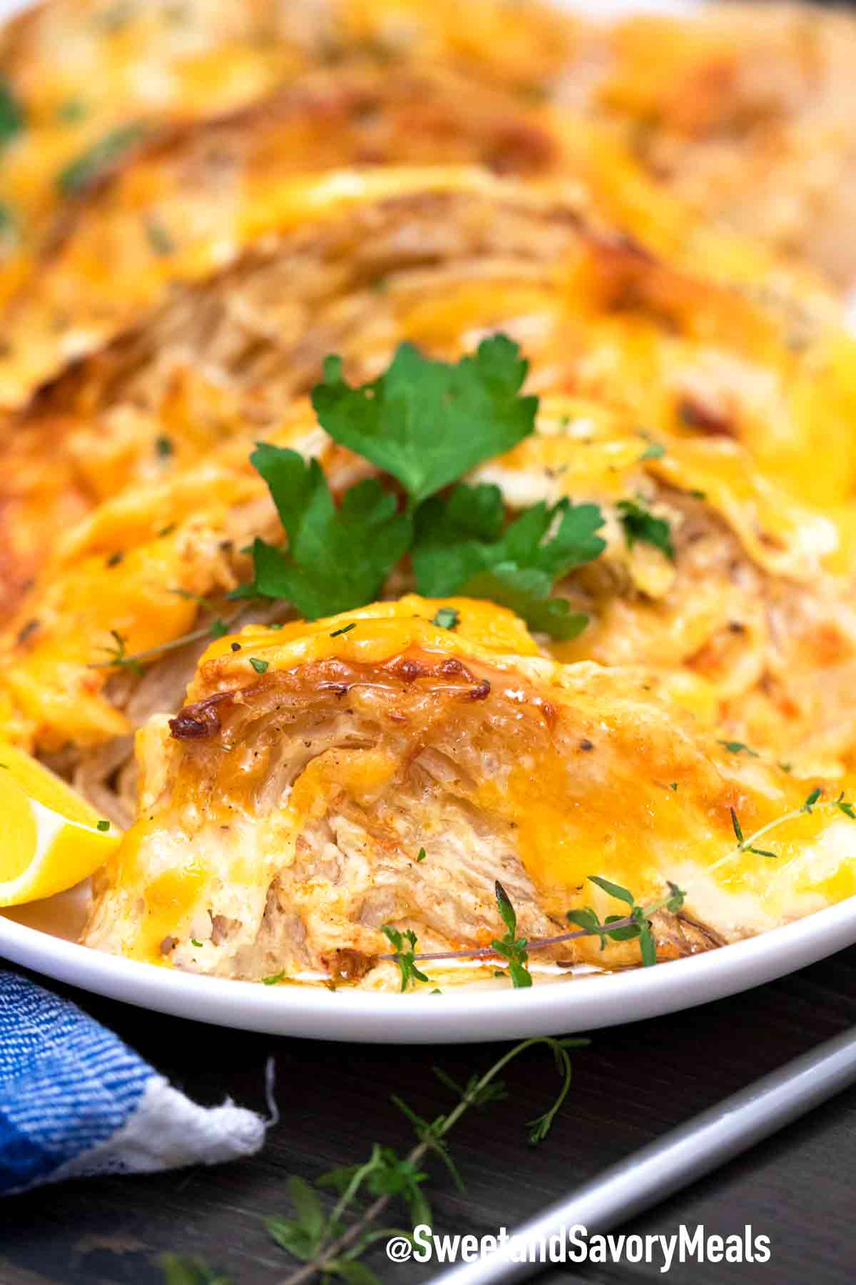 Cheesy Cabbage Gratin Recipe - Sweet and Savory Meals