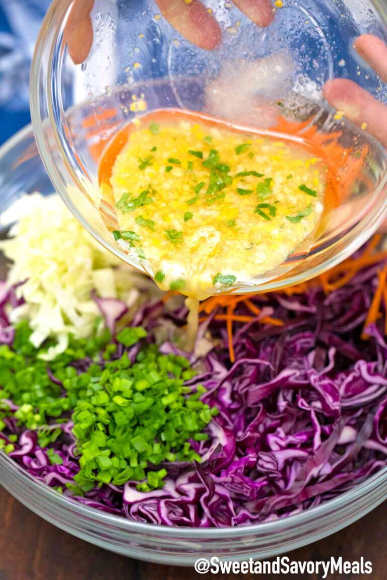 Cabbage Salad Recipe Sweet and Savory Meals