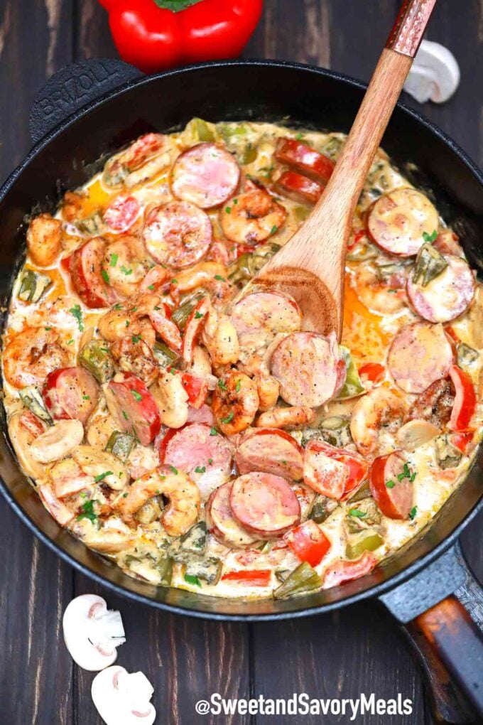 cajun shrimp and sausage