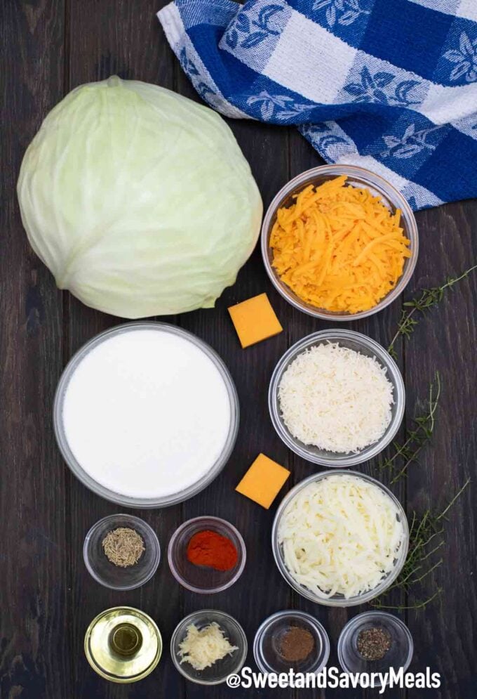 cabbage gratin ingredients