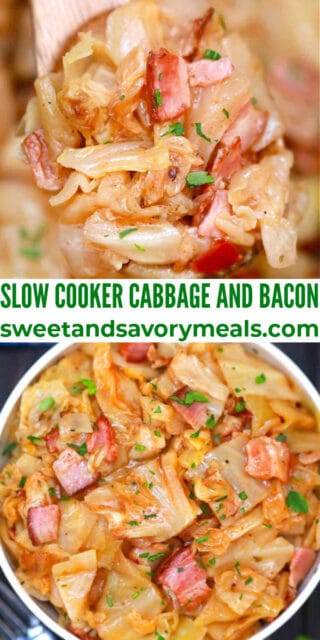 Slow Cooker Cabbage and Bacon Recipe [Video] - S&SM