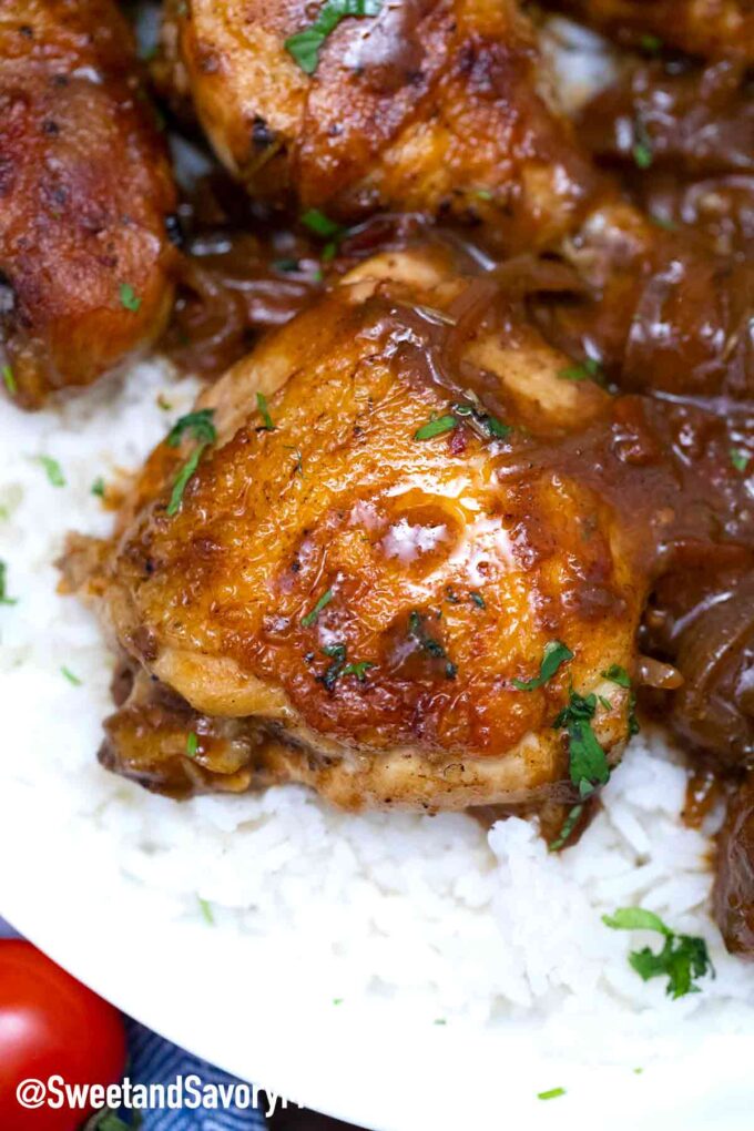 Instant pot chicken best sale thighs with balsamic sauce