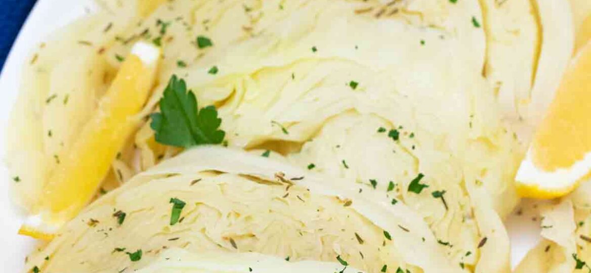 instant pot cabbage on a plate