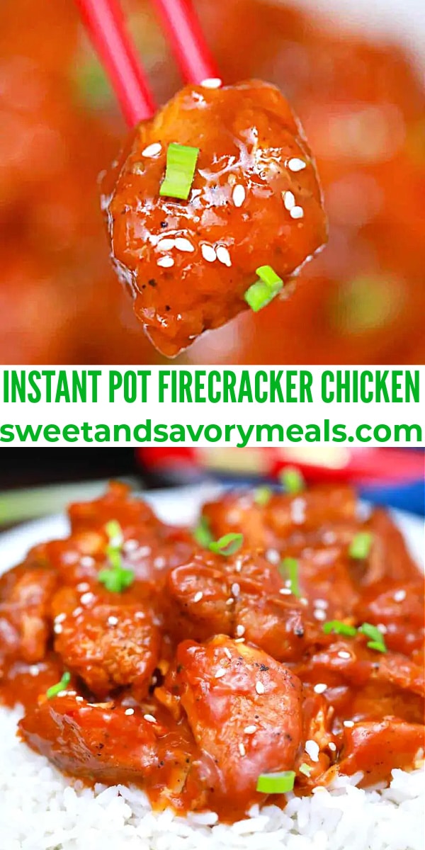 easy instant pot firecracker chicken pin