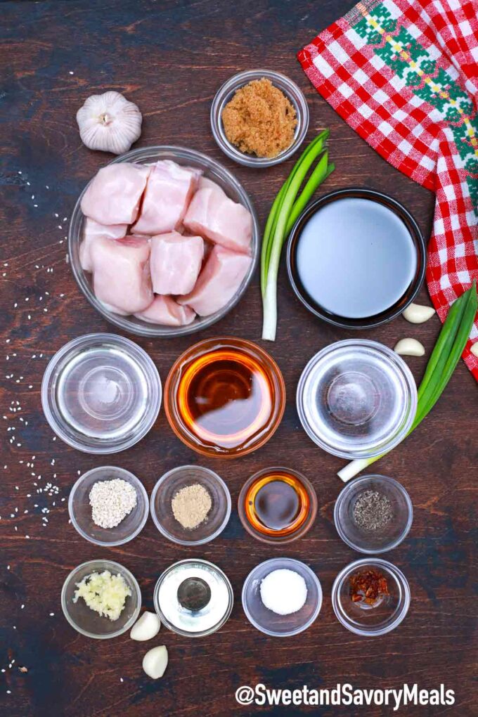 instant pot teriyaki chicken ingredients