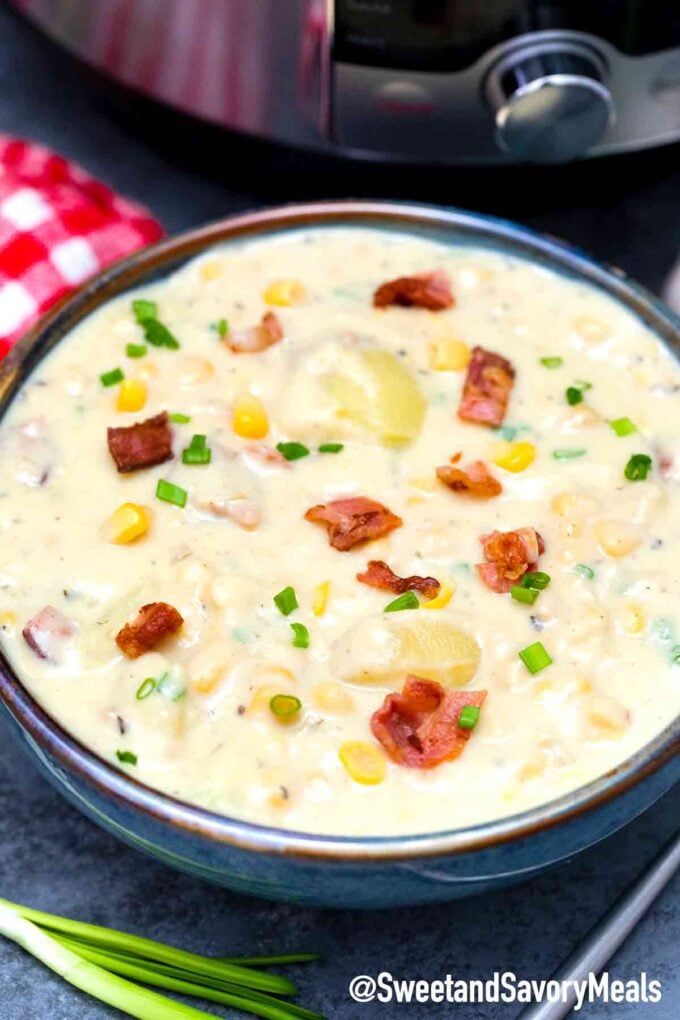 instant pot creamy corn soup