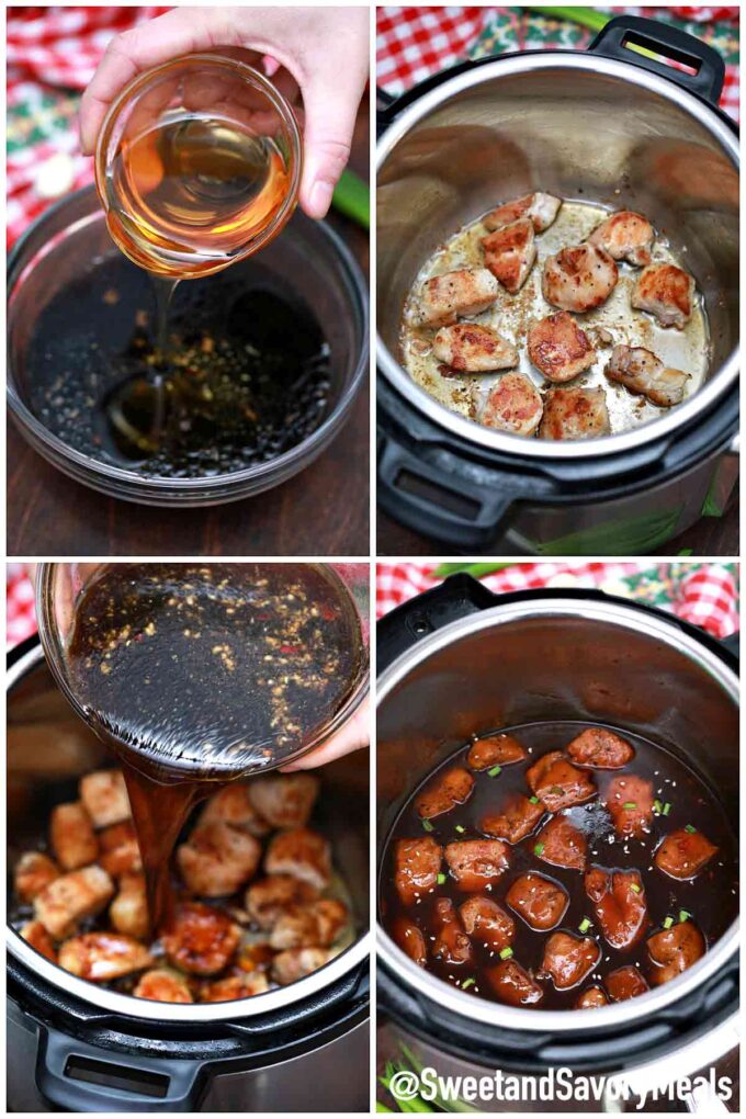 steps how to make instant pot teriyaki chicken