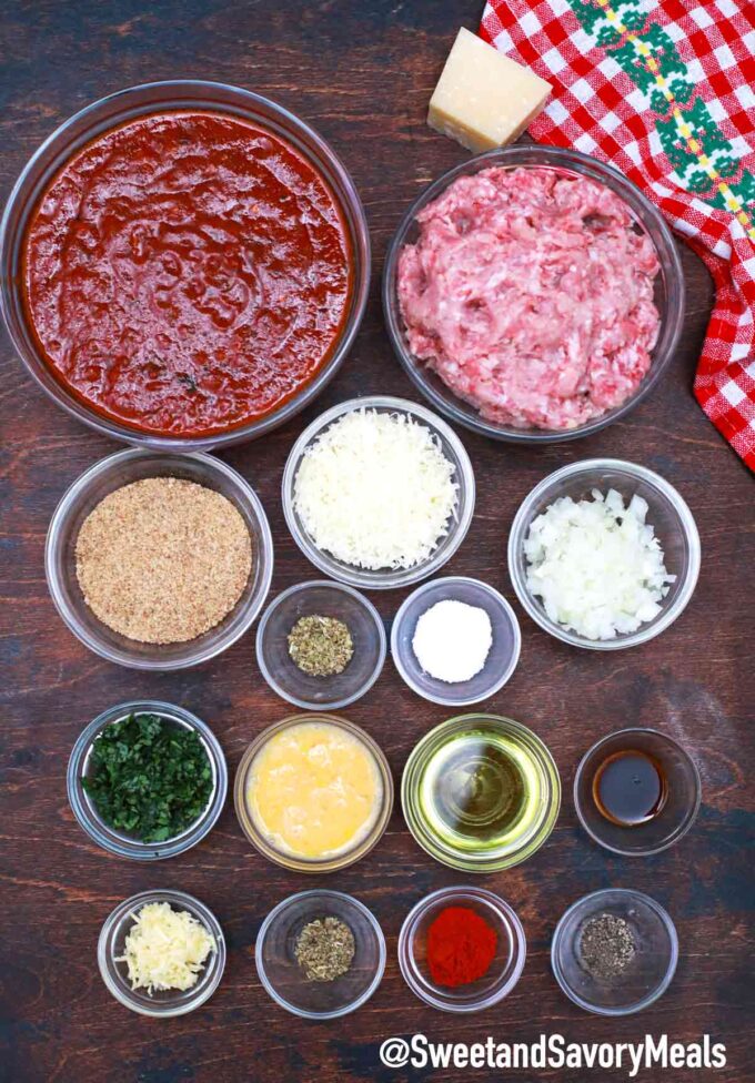 turkey meatballs ingredients