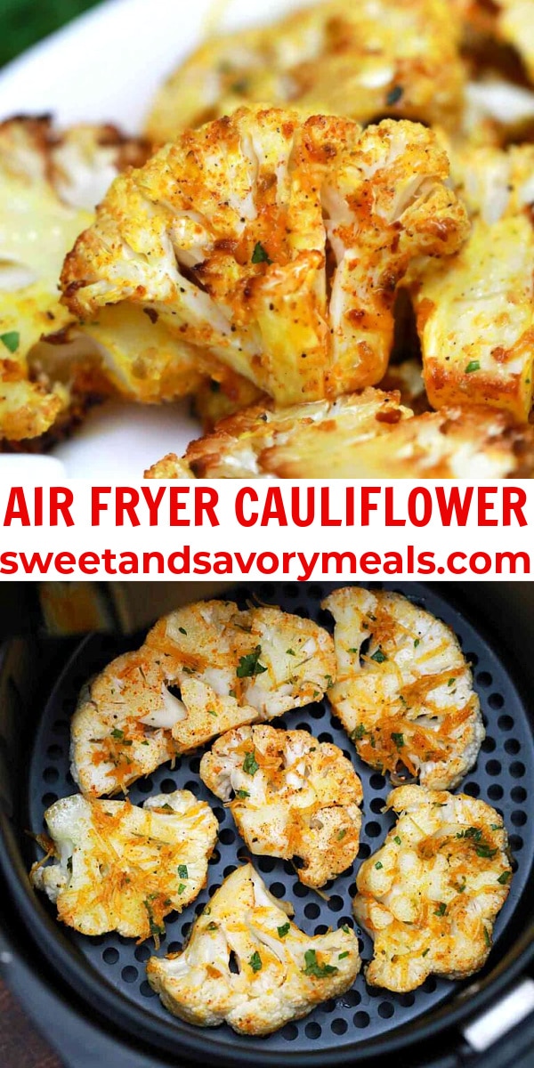 easy air fryer cauliflower pin