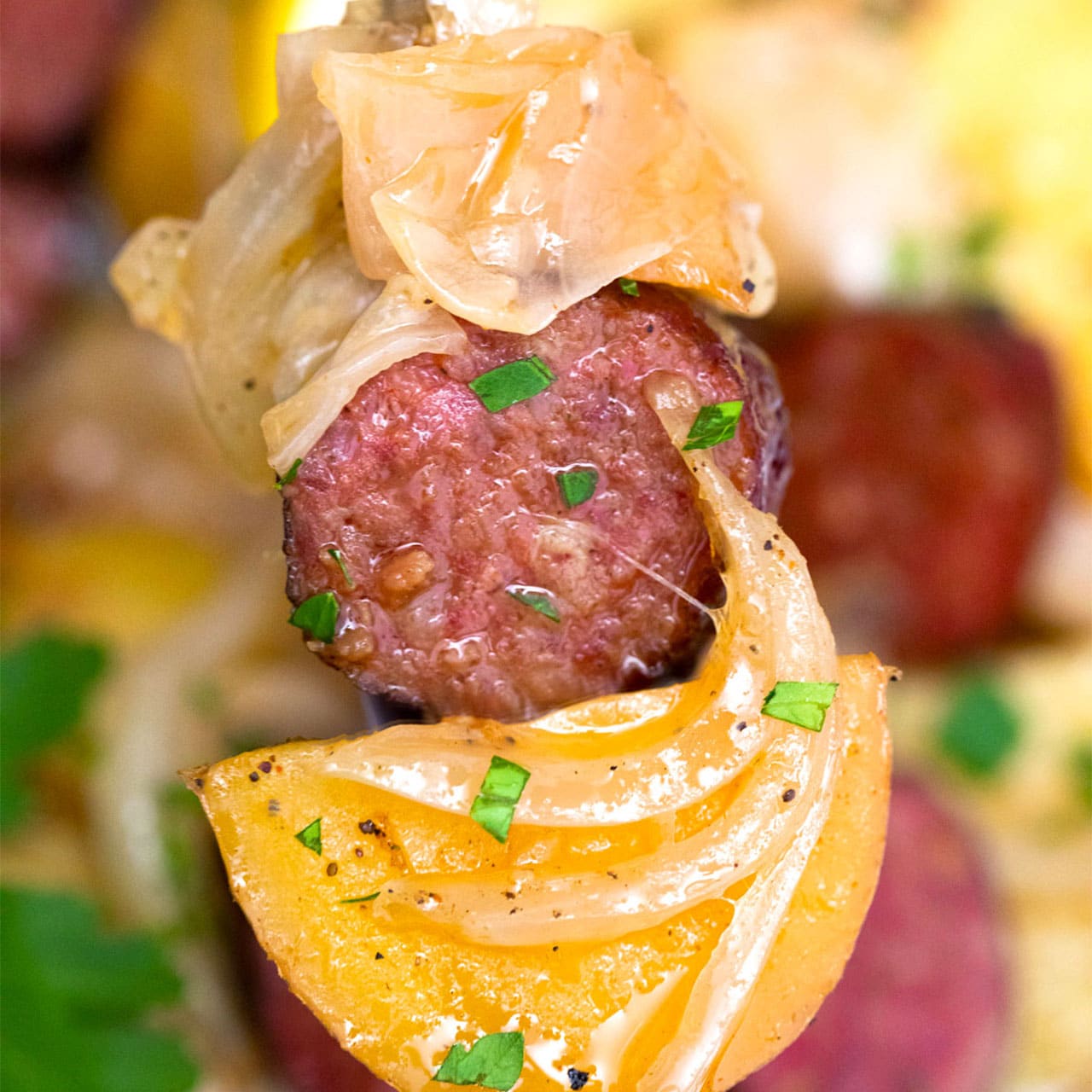 Cabbage and Sausage Foil Packets [Video] S&SM