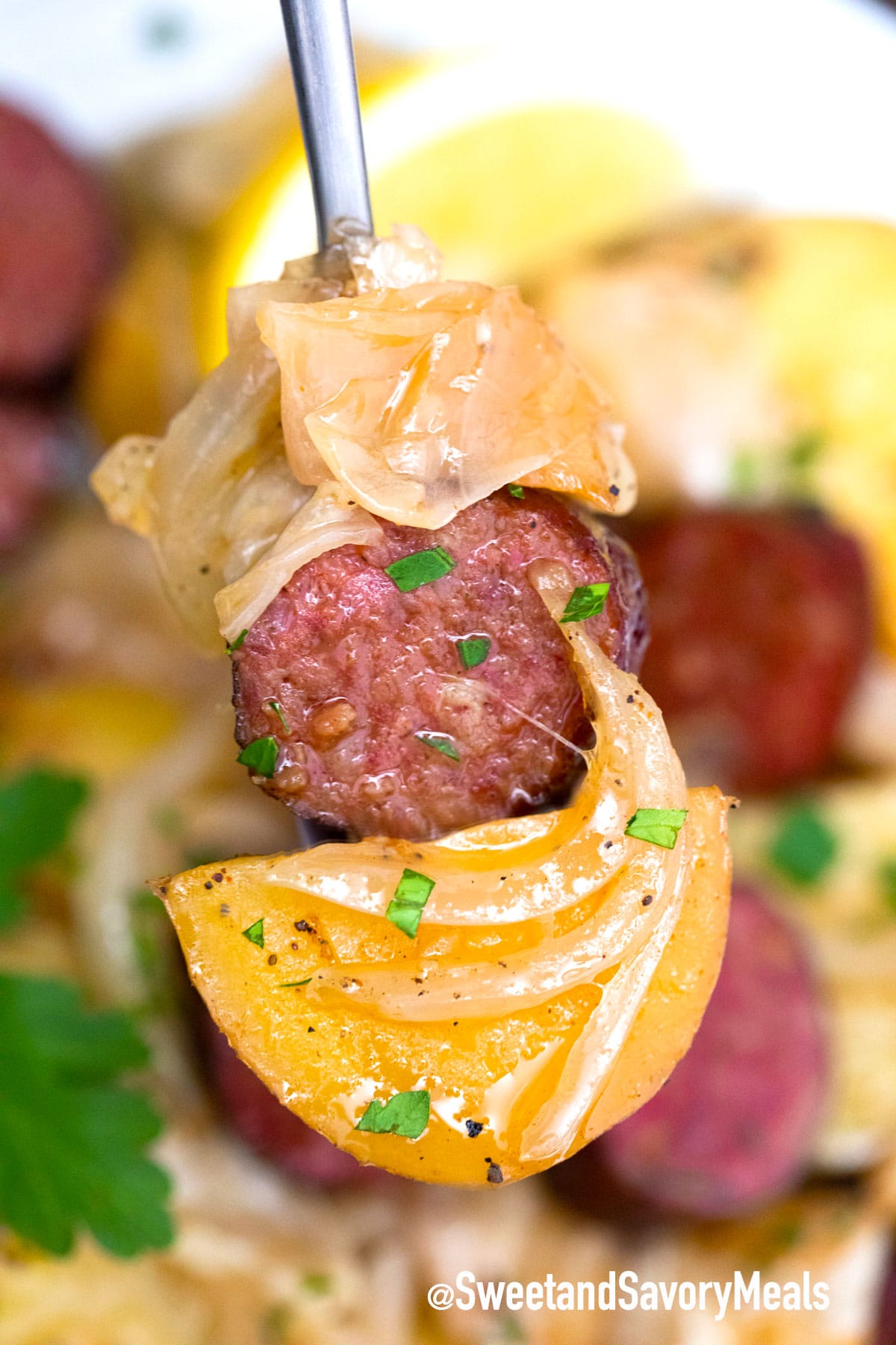 Cabbage and Sausage Foil Packets [Video] - Sweet and Savory Meals